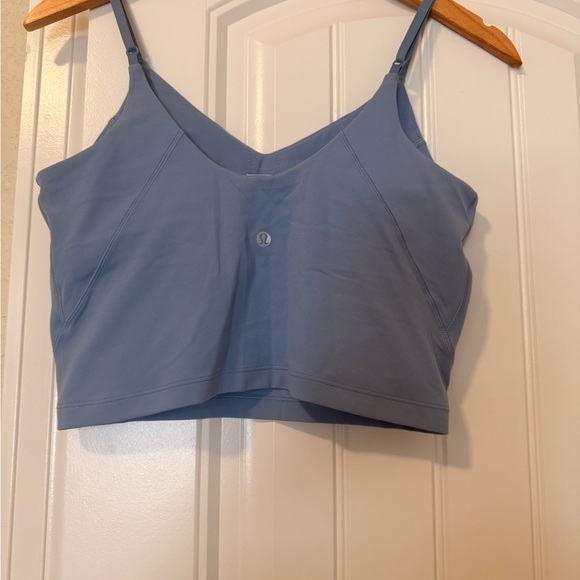 lululemon athletica Tops - Lululemon Align Cropped Cami Tank Top Blue Willow Light Support C/D Cup Nulu